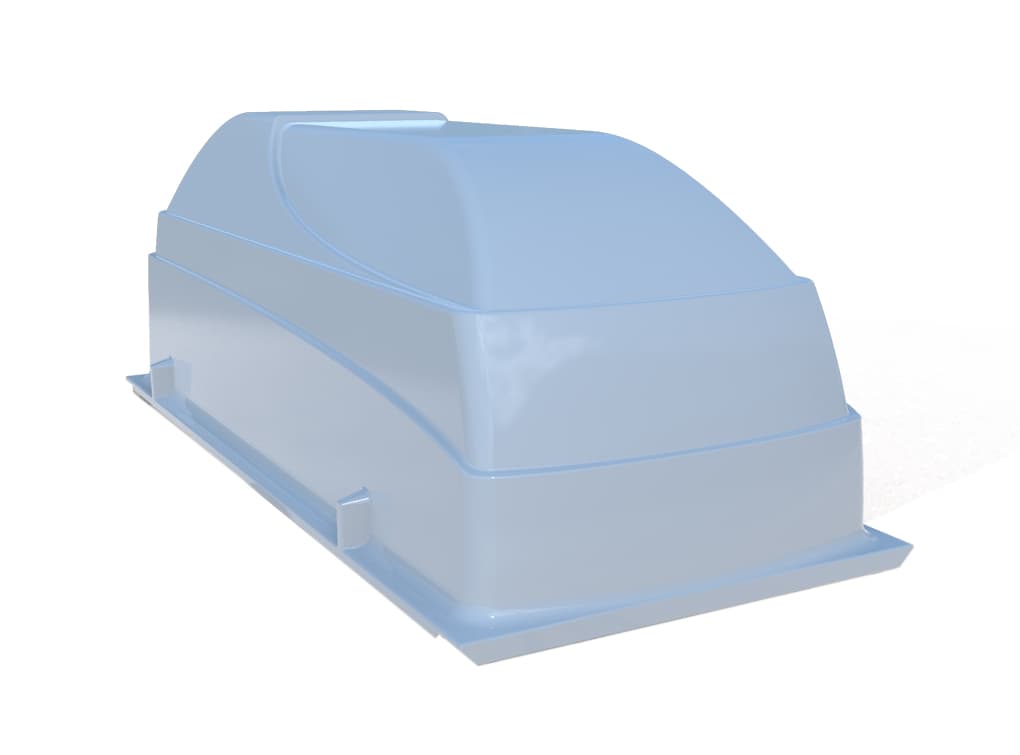 Крышка для прицепа из стеклопластика